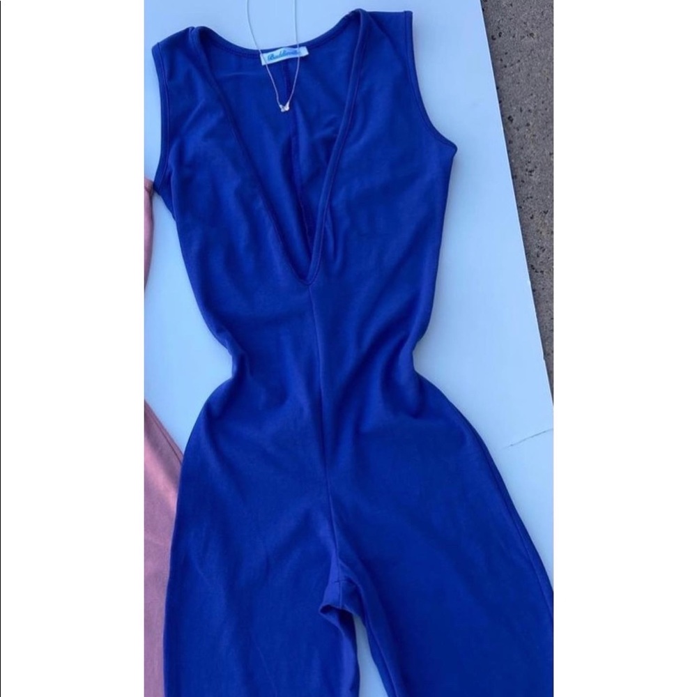 Baddieville deep plunge romper